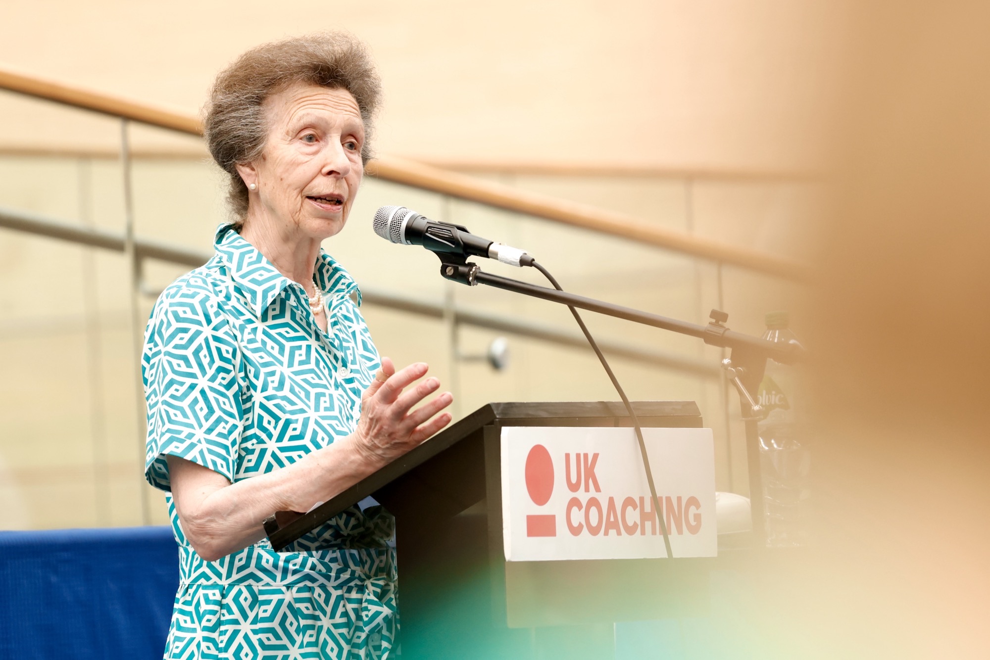 HRH The Princess Royal delivering a speech at the 2026 UK Coaching Conference